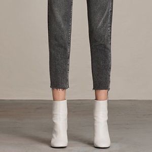 All saints Muse slim fit, low rise cropped jeans
